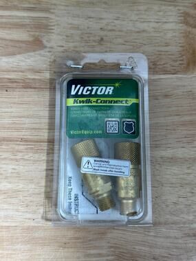 (2 PCS) Victor 0656-0000 Kwik-Connect Torch Hose Connectors KC-1